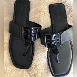 Tory Burch Black Slide Sandals